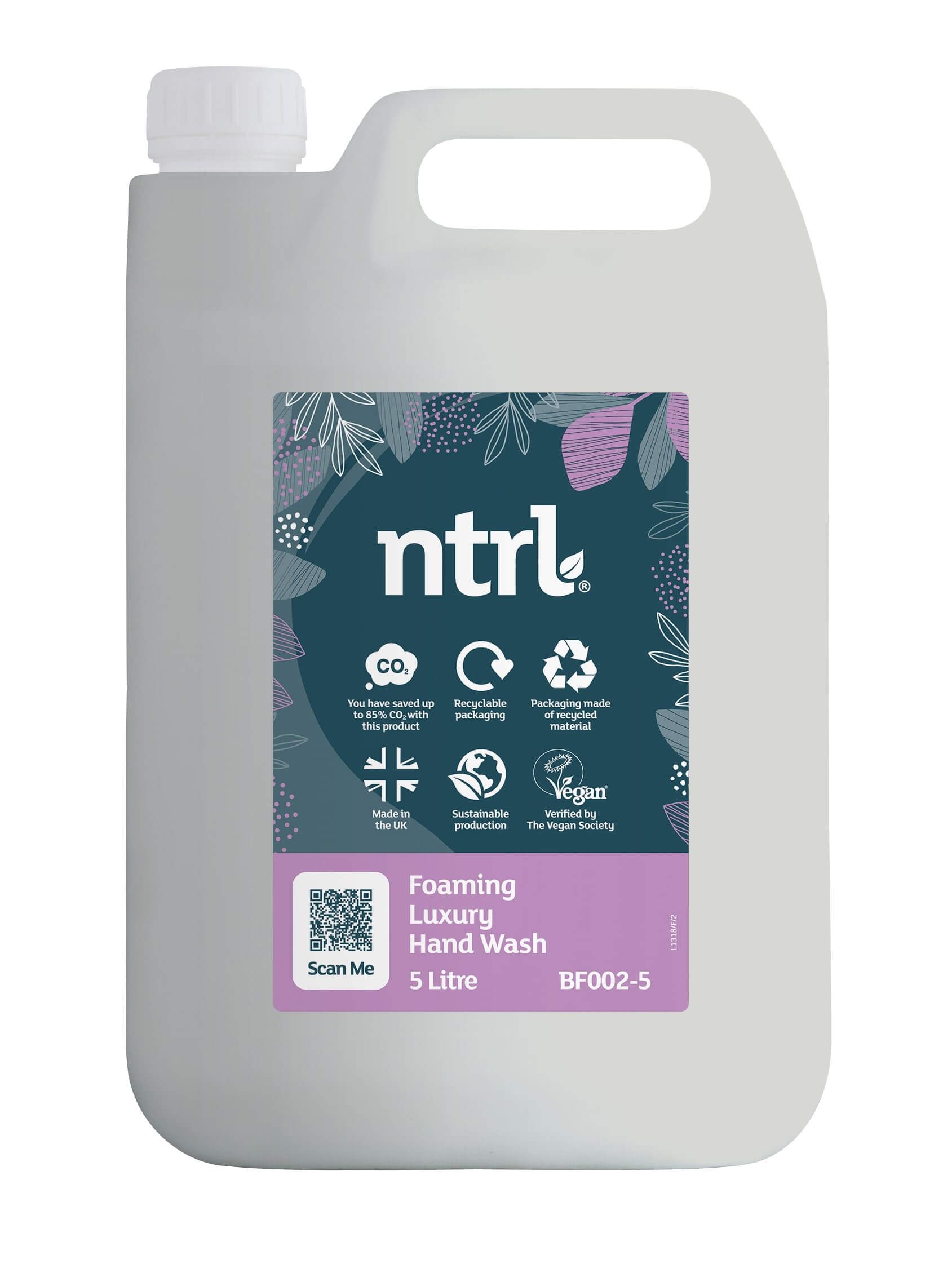 Jangro ntrl Foaming Luxury Hand Wash - 5L