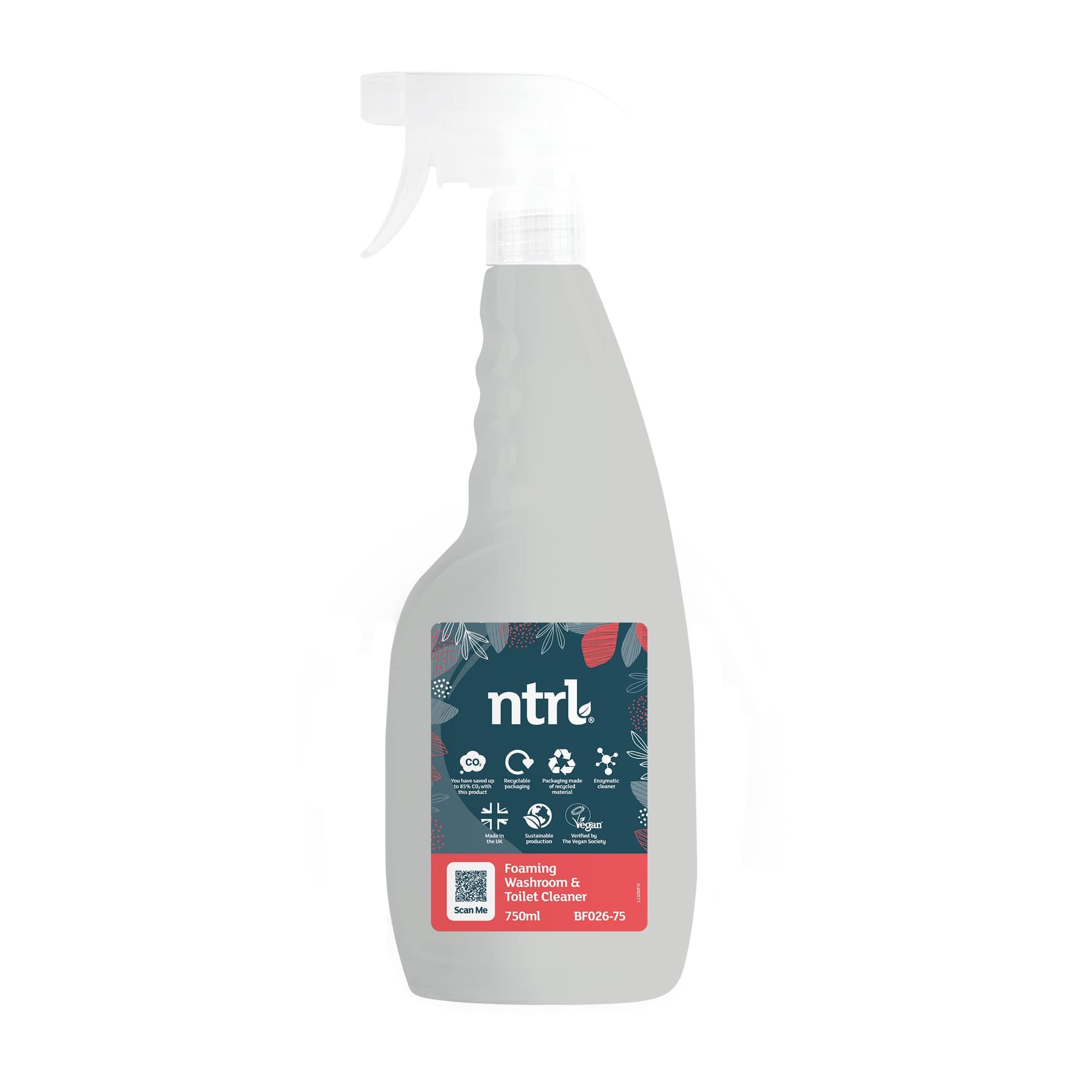 Jangro ntrl Foaming Washroom and Toilet Cleaner - 750ml