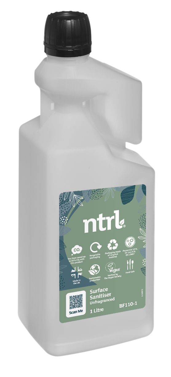 Jangro ntrl Surface Sanitiser Unfragranced - 1L
